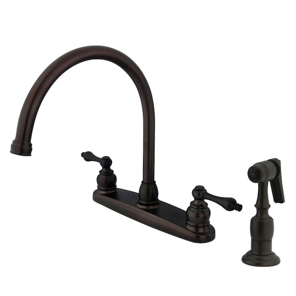 KB725ALBS 8" Centerset Kitchen Faucet, Oil Rubbed Bronze